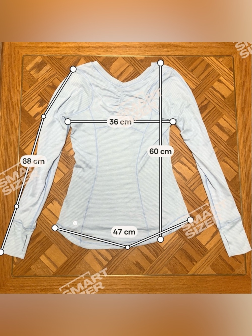 Lululemon 5 Mile Long Sleeve Heathered Chalk Size 4 – Running & Activewear - Picture 6 of 6